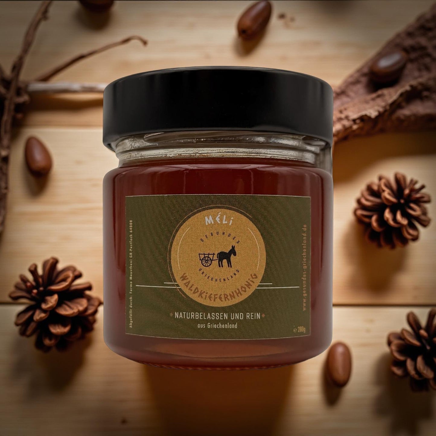 Waldkiefernhonig - Naturbelassen und rein - Méli 280 g