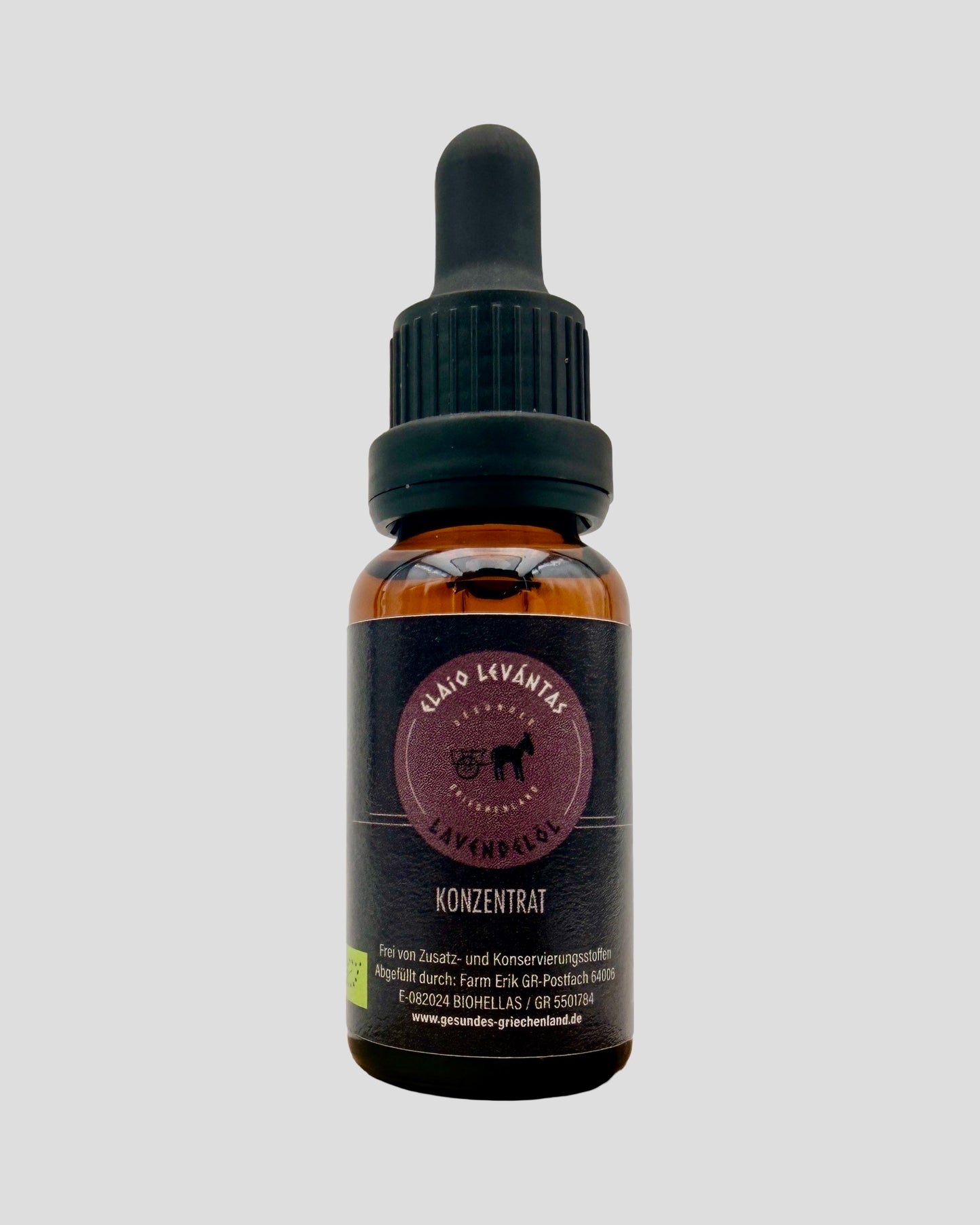 Lavendelöl Konzentrat - reines ätherisches Öl - Elaio Levántas - 20 ml