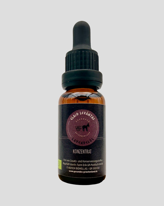 Lavendelöl Konzentrat - reines ätherisches Öl - Elaio Levántas - 20 ml
