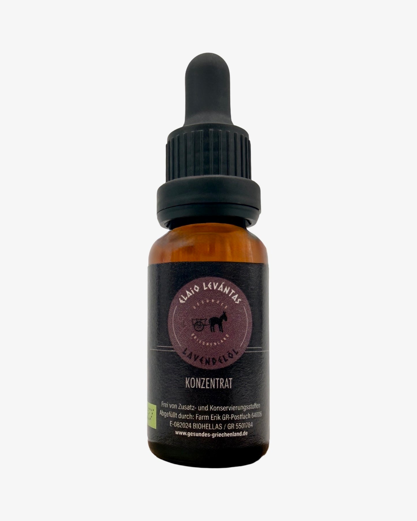 Lavendelöl Konzentrat - reines ätherisches Öl - Elaio Levántas - 20 ml