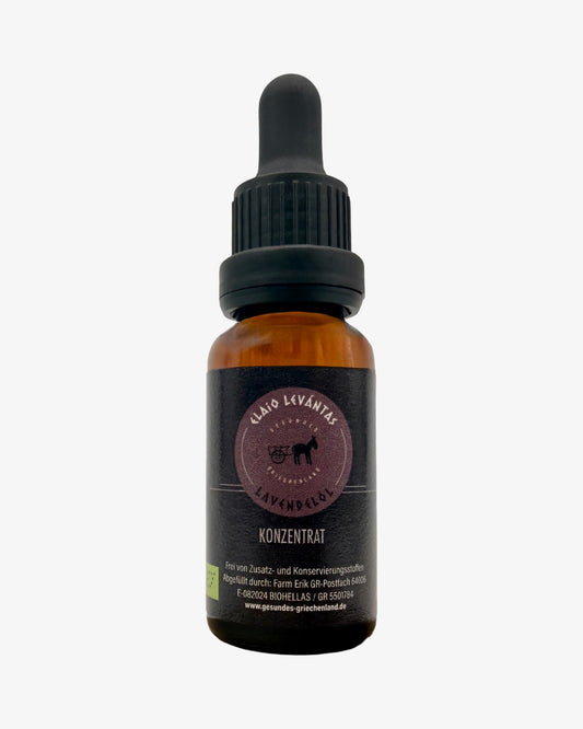 Lavendelöl Konzentrat - reines ätherisches Öl - Elaio Levántas - 20 ml