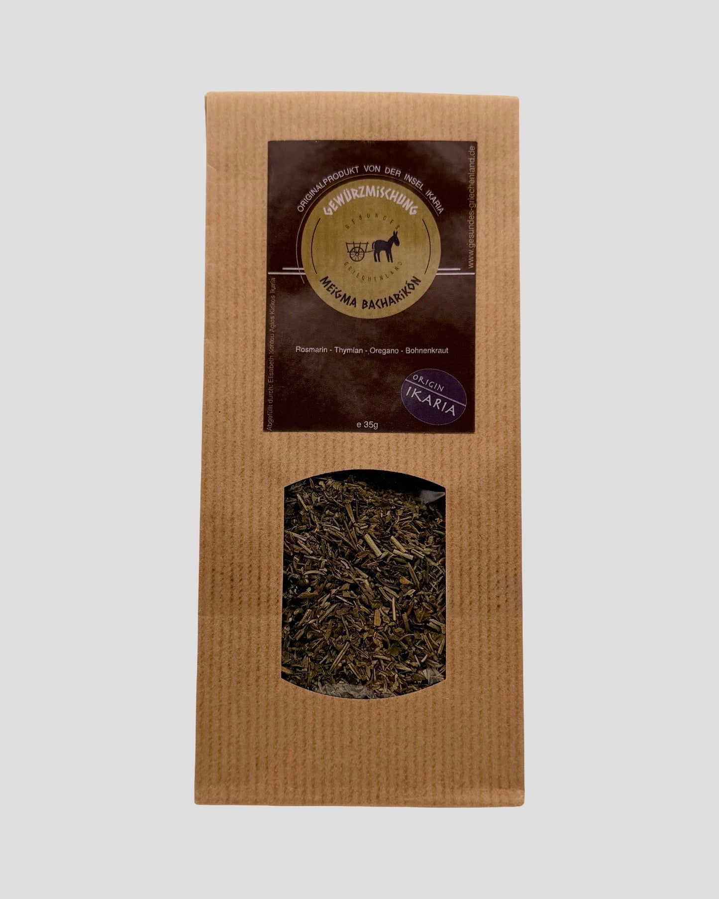 Gewürzmischung - Rosmarin, Thymian, Bohnenkraut, Oregano 35 g