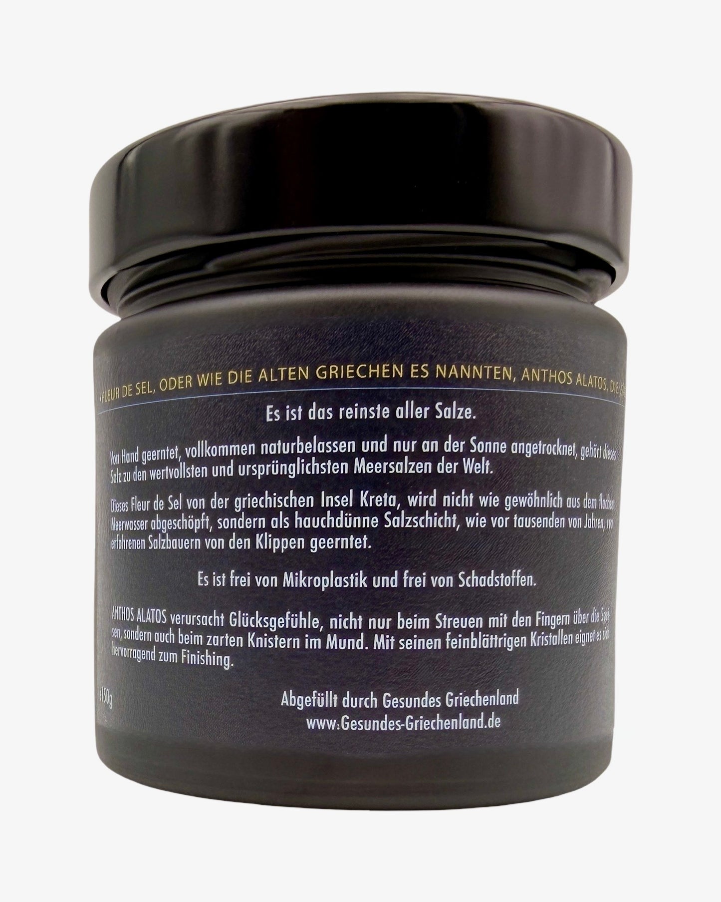Fleur de Sel - Ánthos Álatos I Handgeerntet aus Kreta I 2er Set I 2x150 g