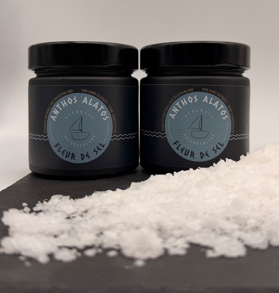 2 x 150 g Fleur de Sel - rein und von Hand geerntet